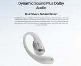 Shokz OpenFit 2+ (Dolby Audio + Wireless Charging) Open-Ear Design for Situational Awareness (Shokz OpenFit2+)