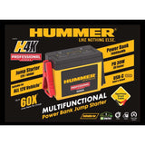 Hummer H4K Heavy Duty Jump Starter + Power Bank 20000mAh