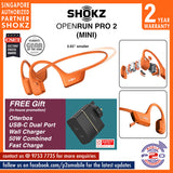 Shokz OpenRun PRO 2 (OpenRun PRO2) /OpenRun PRO 2 MINI Open Ear Bone Conduction Bluetooth Headset