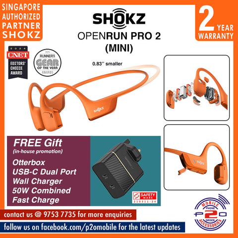 Shokz OpenRun PRO 2 (OpenRun PRO2) /OpenRun PRO 2 MINI Open Ear Bone Conduction Bluetooth Headset