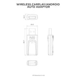 Quad Lock Wireless CarPlay / Android Auto Adaptor