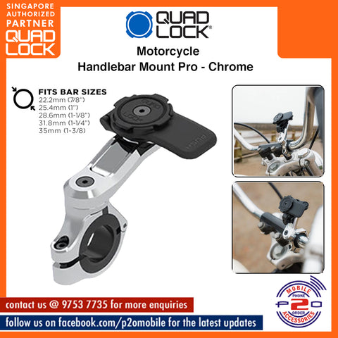 Quad Lock Motorcycle - Handlebar Mount PRO