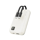 Mazer M-PC20LINK1020 PowerCharge 1020 Link 10000mAh PD20W Power Bank with Built-in Dual USB-C Cables