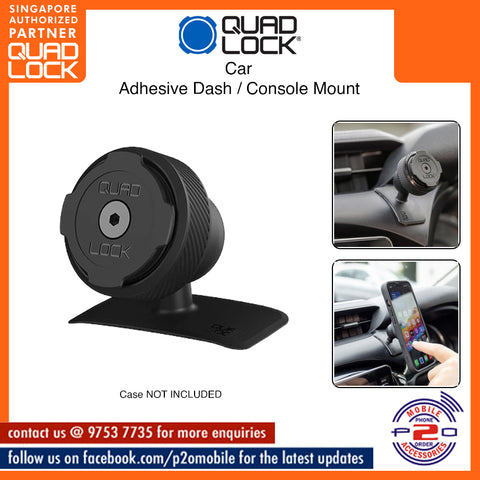 Quad Lock Car Adhesive Dash / Console Mount