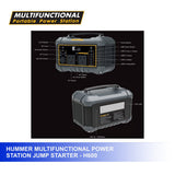 Hummer H600 Multifunctional Power Station Jump Starter