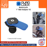 Quad Lock Motorcycle 1" Ball Adaptor (Q:M-BAL-2)