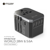 Mazer M-IFTRAVEL125C Infinite.Travel WORLD 28W/5.6A Travel Charger 4A/1C