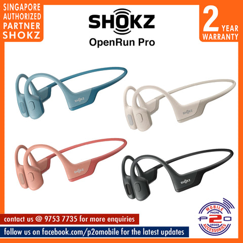 Shokz Openrun PRO Premium Bone Conduction Open-Ear Sport Headphones