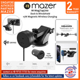 Mazer M-qi2-MagTap700 Dash and Windshield Mount Qi2 Certified 15W Magnetic Wireless Charging