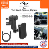 Peak Design Car Vent Mount Wireless Charging, SKU # M-CM-AD-BK-1
