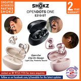 Shokz OpenDots ONE E310-ST Open-Ear Clip-On Design True Wireless Earbuds