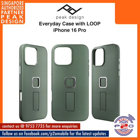 Peak Design Everyday Fabric with LOOP Case for iPhone 16 Pro Max / iPhone 16 Pro