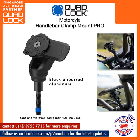 Quad Lock Motorcycle Handlebar Clamp Mount (PRO) / Handlebar Clamp Mount