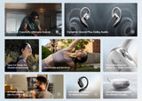 Shokz OpenFit 2+ (Dolby Audio + Wireless Charging) Open-Ear Design for Situational Awareness (Shokz OpenFit2+)