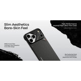 Aulumu A17 Aramid Fiber Ultra Slim Case for iPhone 17 Pro Max / iPhone 17 Pro