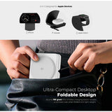 Mazer M-qi2-MagFold06 Qi2 Certified 15w Foldable 3-in-1 Wireless Charger