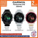 Garmin Forerunner 570 (42mm) GPS Smart Heart Rate Advanced Running Watch