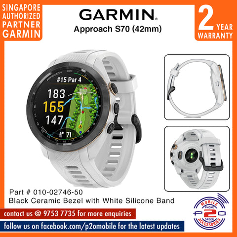 Garmin Approach S70 (47mm/42mm) Premium GPS Golf Watch