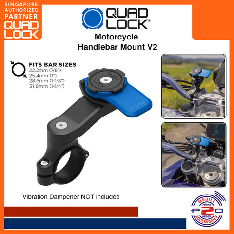 Quad Lock Motorcycle HandleBar Mount V2