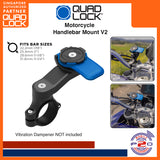Quad Lock Motorcycle HandleBar Mount V2