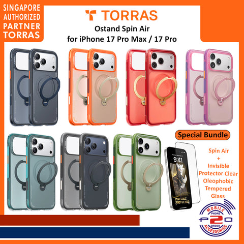 Torras Ostand Spin Air for iPhone 17 Pro Max / iPhone 17 Pro