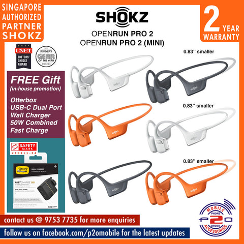Shokz OpenRun PRO 2 (OpenRun PRO2) /OpenRun PRO 2 MINI Open Ear Bone Conduction Bluetooth Headset