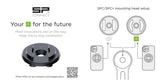 SPC+ (SP Connect+) Phone Mount Mirror Mount Pro, SKU 53233