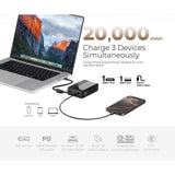 Mazer M-Ai-PC130L20-V7 (CCC Certified) PowerCharge PD 130W 20,000 mAh (Built-in USB-C Cable) Laptop Power Bank