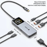 Mazer M-Ai-Hub70 / M-Ai-Hub71 / M-Ai-Hub72 InfiniteHub Ai USB C Hub 5-In-1 with Smart Display