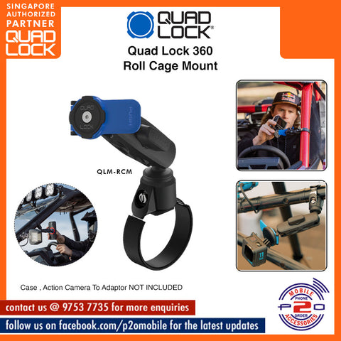 Quad Lock Phone Mount 360 - Roll Cage Mount