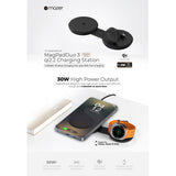 Mazer M-MagPadDuo3 Qi2.2 Certified 25W 2-in-1 Fodable Wireless Charging Pad (Samsung Edition)