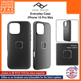 Peak Design Everyday Fabric / Clarino Leather Case for iPhone 16 Pro Max / iPhone 16 Pro