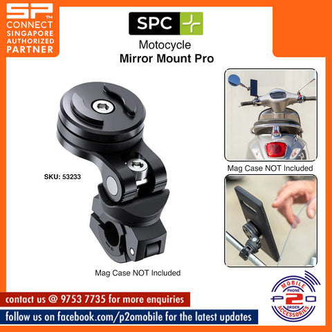 SPC+ (SP Connect+) Phone Mount Mirror Mount Pro, SKU 53233