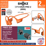 Shokz OpenRun PRO 2 MINI / OpenRun PRO 2 (OpenRun Pro2 MINI) Open Ear Bone Conduction Bluetooth Headset