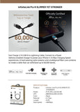 Mazer M-PL3Pro-A2L50 / A2L125 / A2L250 InfiniteLink Pro III 3.1A USB-A to Lightning Cable