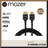 Mazer M-HDMI18K-UT320 Infinite.Multimedia HDMI to HDMI 8K Cable, 3m in length