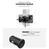 Mazer M-qi2-MagTap720 Air Vent Mount Qi2 Certified 15W Magnetic Wireless Charging