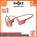 Shokz Openrun PRO Premium Bone Conduction Open-Ear Sport Headphones