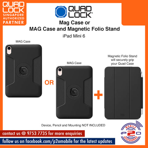 Quad Lock MAG Case / Quad Lock MAG Case with Folio Flip for iPad mini 6