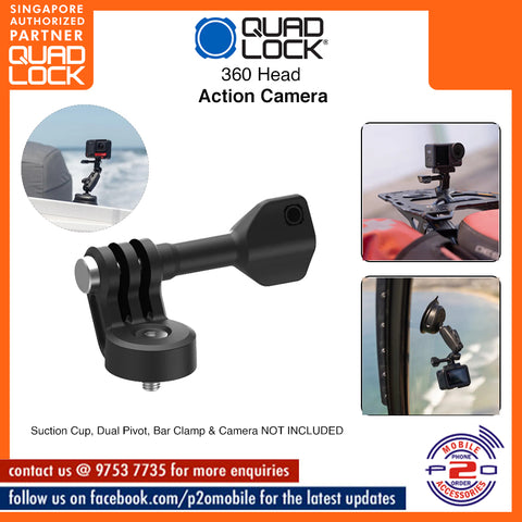 Quad Lock 360 Head - Action Camera