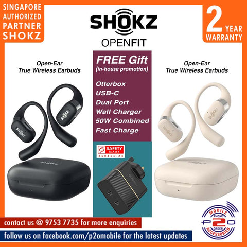 Shokz OpenFIT Open-Ear True Wireless Earbuds