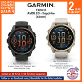 Garmin Fenix 8 (43mm) AMOLED SAPPHIRE Edition