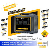 Hummer H1000 Multifunctional Power Station Jump Starter