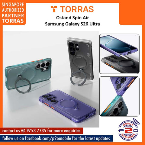 Torras Ostand Spin Air for Samsung Galaxy S26 Ultra