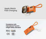 Mazer M-PC5.0W Pocket2 (CCC Certified) 5,000 mAh PD20W Built-in USB-C Port, USB-C Cable & iWatch Charger Power Bank