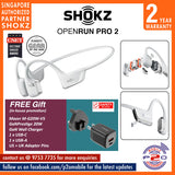 Shokz OpenRun PRO 2 MINI / OpenRun PRO 2 (OpenRun Pro2 MINI) Open Ear Bone Conduction Bluetooth Headset
