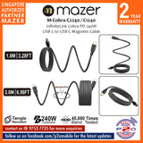 Mazer M-Cobra-C2240 / M-Cobra-C1240 InfiniteLink (1 meter / 2 meters) Cobra PD 240W USB C to USB C Magnetic Cable
