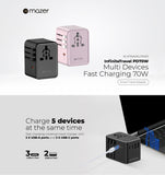 Mazer M-IFTravel170PD InfiniteTravel PD70W GaN Universal Travel Charger