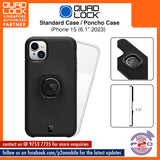 Quad Lock Case / Poncho for iPhone 15 (6.1" 2023)