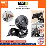 SPC+ (SP Connect+) Phone Mount Clutch Mount Pro, SKU 53231 (Chrome) / SKU 53230